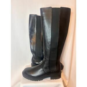 I.N.C. Brinah Lug Sole Leather Tall Boots. Size 9.5